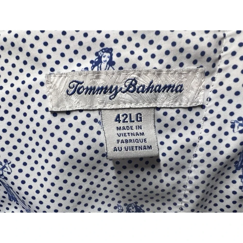 Tommy Bahama Shorts Mens 42 LG Navy Chip Shot Island Zone Golf Shorts Ripstop
